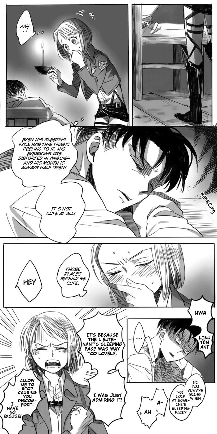 Swallowing Levi × Petra Manga - Shingeki no kyojin Huge Tits - Page 3