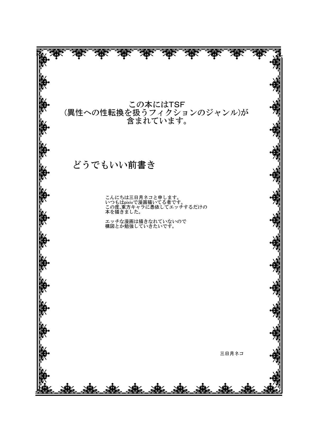 Softcore Touhou TS monogatari - Touhou project Fucked Hard - Page 2