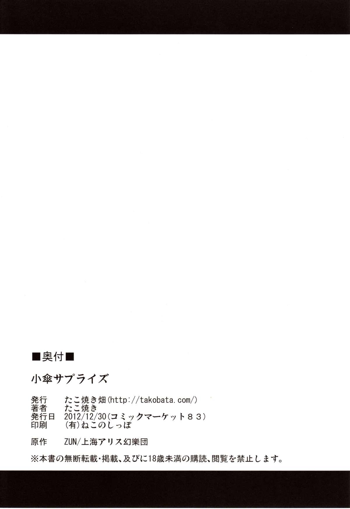 (C83) [Takoyaki-batake (Takoyaki) Kogasa Surprise (Touhou Project) [English] [CGrascal] 16