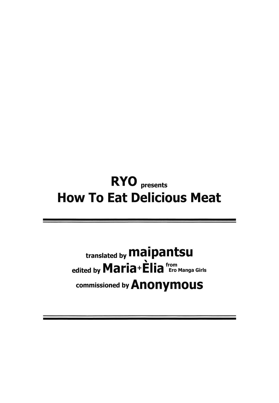 [Ryo] How To Eat Delicious Meat - Chapters 1 - 5 [English] =Anonymous + maipantsu + EroMangaGirls= 87