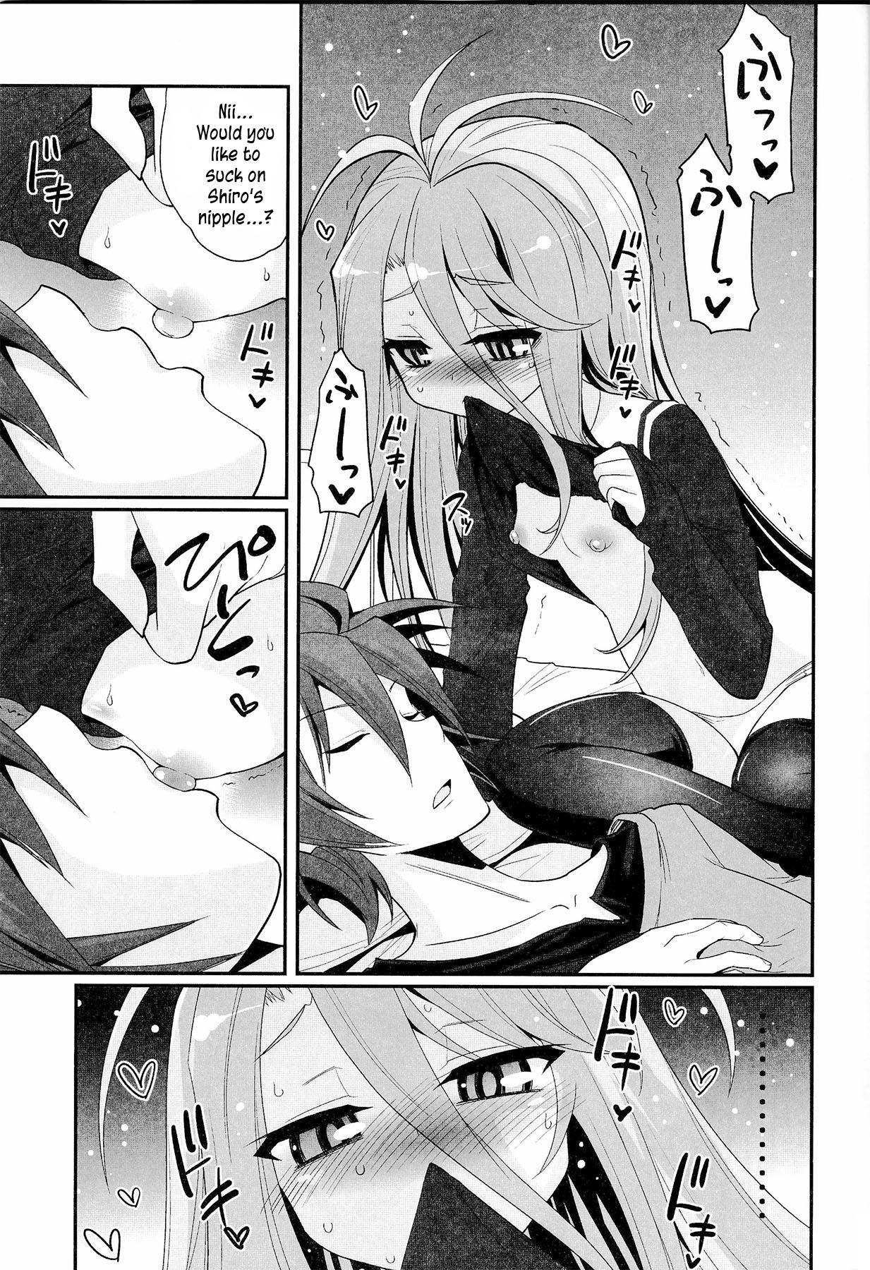 Double Blowjob [ASIANBOY (Hasemi Ryo)] Shiro-chan ga Nekomi wo Osoi ni Kuru sou Desu | Shiro-chan Assaults the Sleeping (No Game No Life) [English] {Iam1vs100xp} - No game no life Porno 18 - Page 6