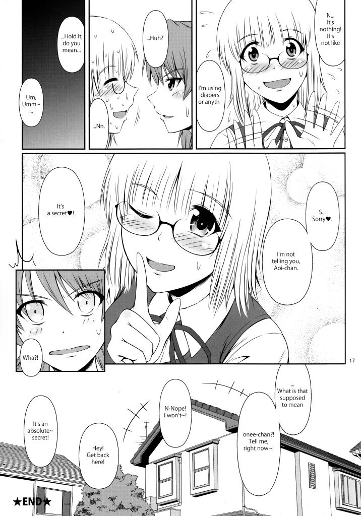 Couple Sex (COMIC1☆8) [Atelier Lunette (Mikuni Atsuko)] Naisho Nano! -Haruhara-ke San Shimai Monogatari- [English] Lesbians - Page 16