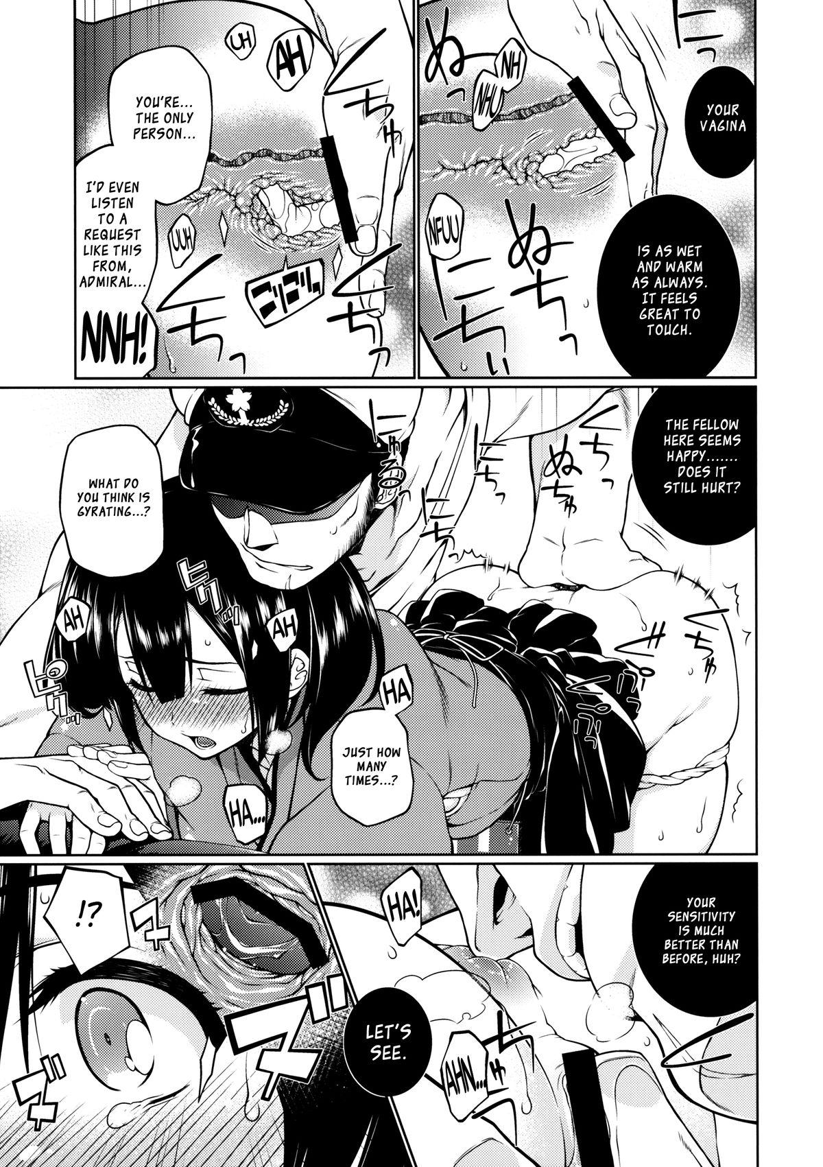 Masseuse Hoho no Usubeni Asenu Aida ni - Kantai collection Suckingcock - Page 6