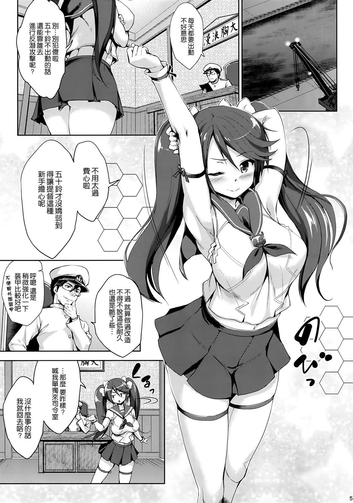 Punishment 五十鈴育乳日誌 - Kantai collection Students - Page 4