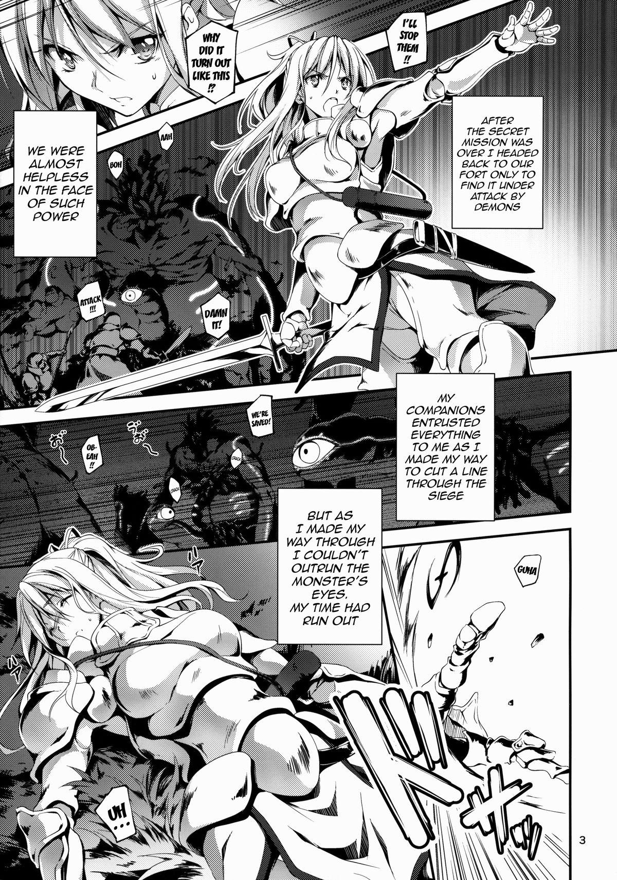 Ametuer Porn Kuro no Ryman to Kishi Yufia | The Salary Man in Black and the Knight Yufia Teenage - Page 4