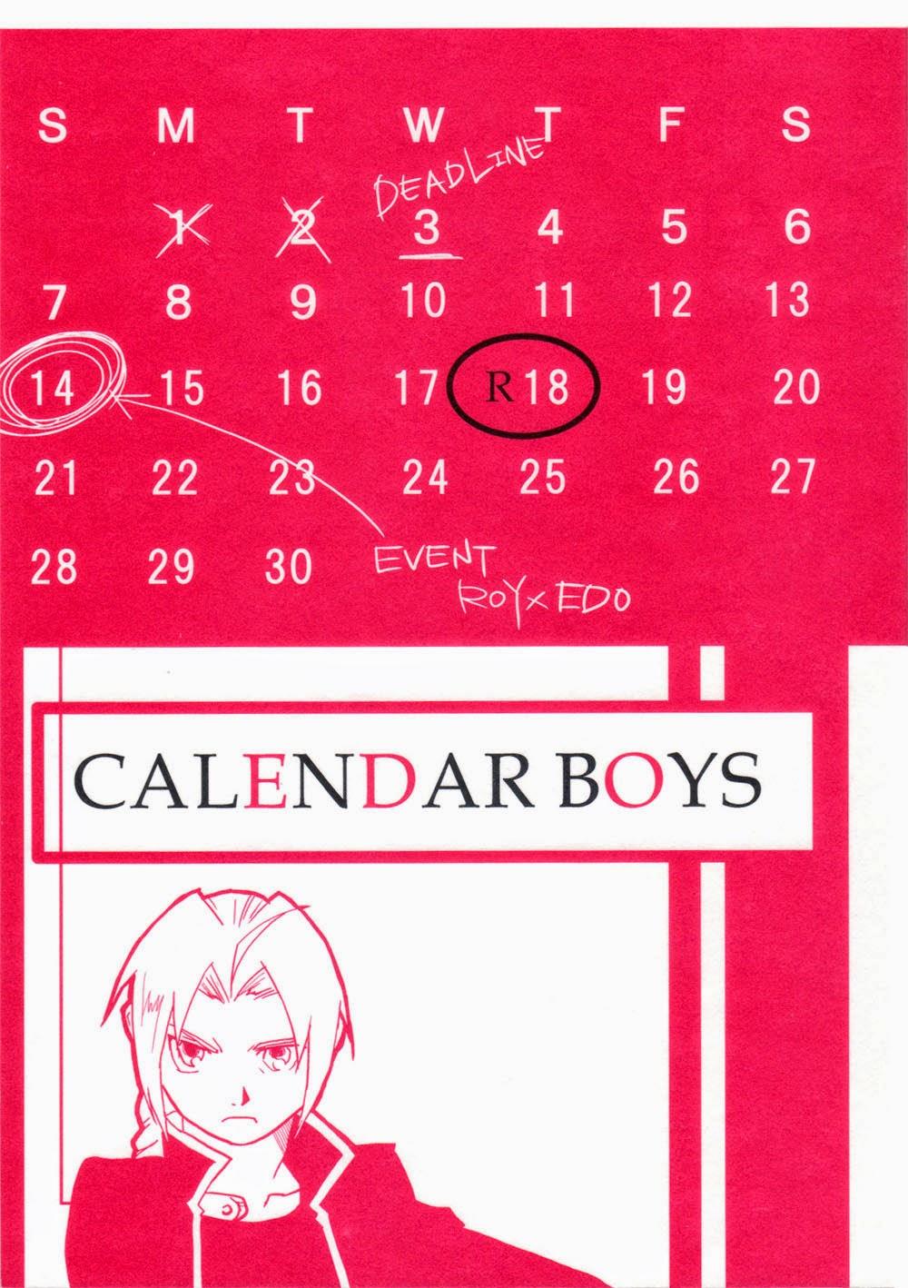 Calendar Boys 0