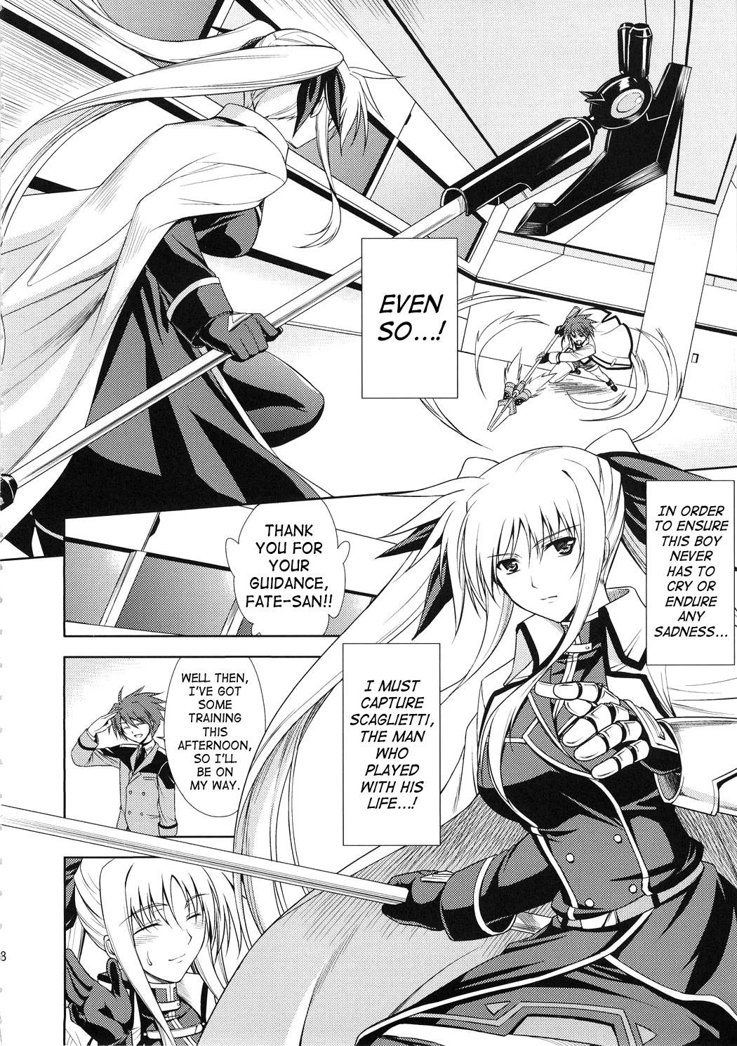 Toes Rainy Day And Day - Mahou shoujo lyrical nanoha Girl On Girl - Page 6