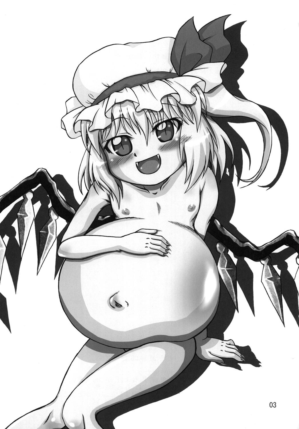 Toes Flan Yon Bun no Ichi Saishuushou - Touhou project People Having Sex - Picture 2