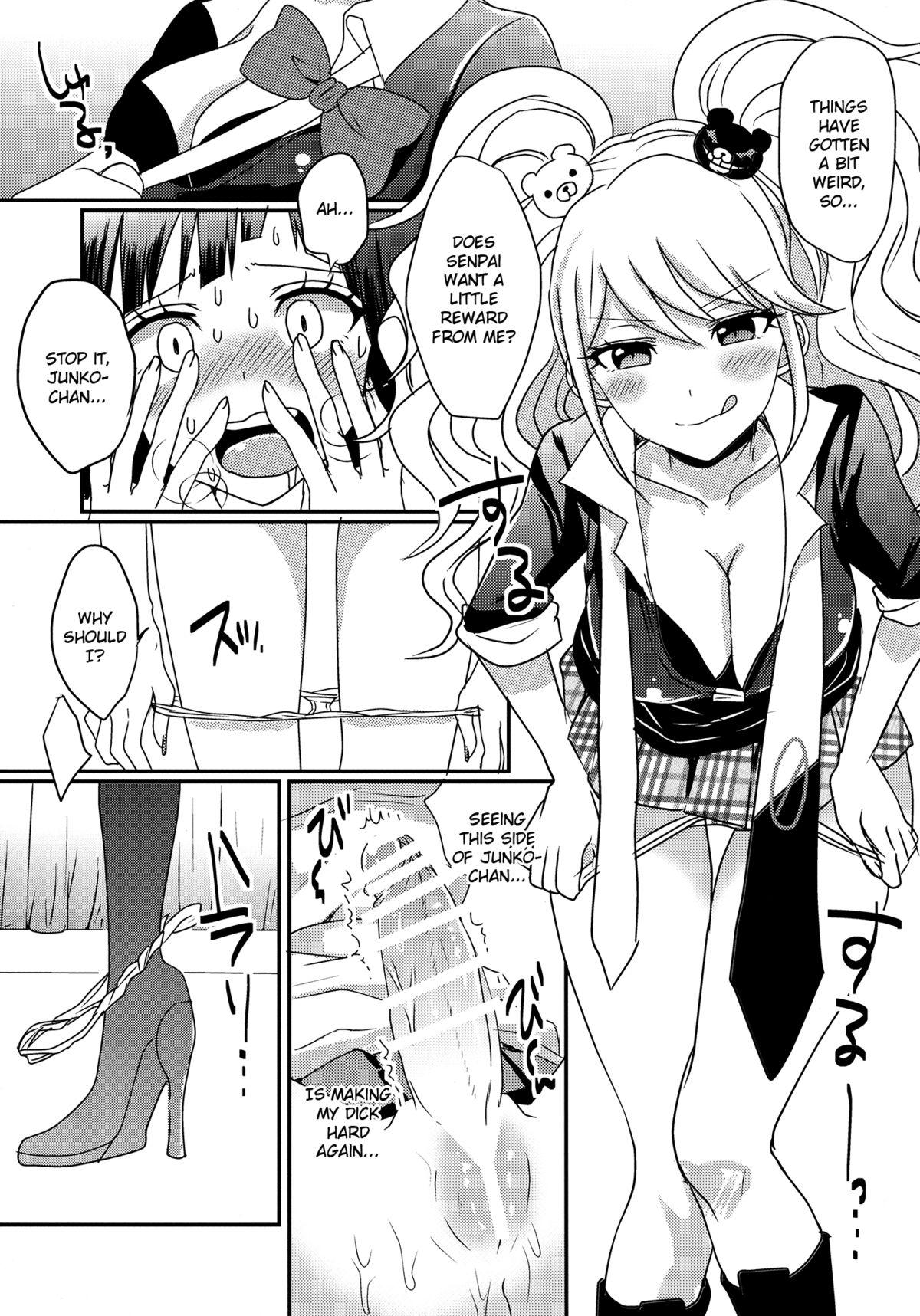 Real Amatuer Porn Futari Ha ♥ ♥ ♥ ni Narimashita ♥ - Danganronpa Teenpussy - Page 6