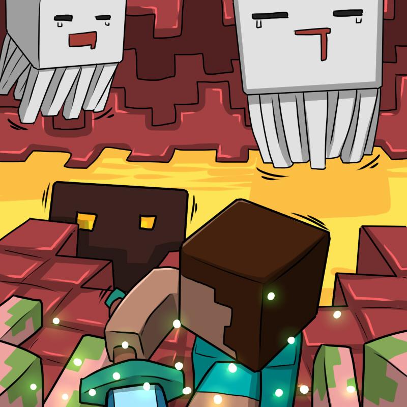 Minecraft <Koukou Daibouken> 3 8