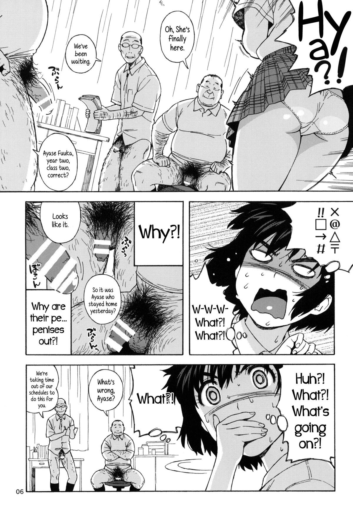 Reality Fuuka to Himitsu no Shintai Sokutei | Fuuka and the Secret Physical Measurements - Yotsubato Big Penis - Page 5