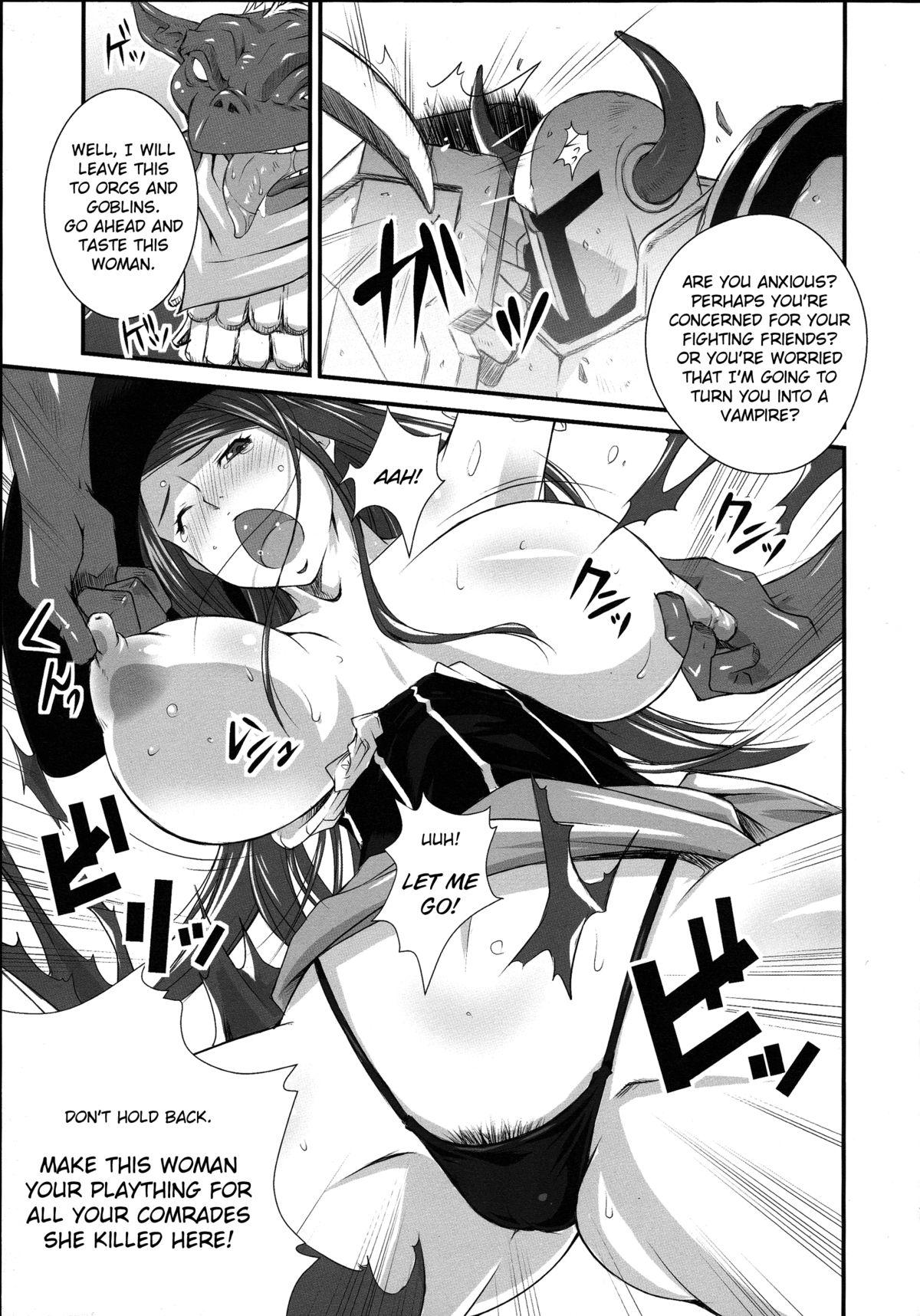 Balls Majo Mawashi | Gangbanged Sorceress - Dragons crown Pussy Fucking - Page 6