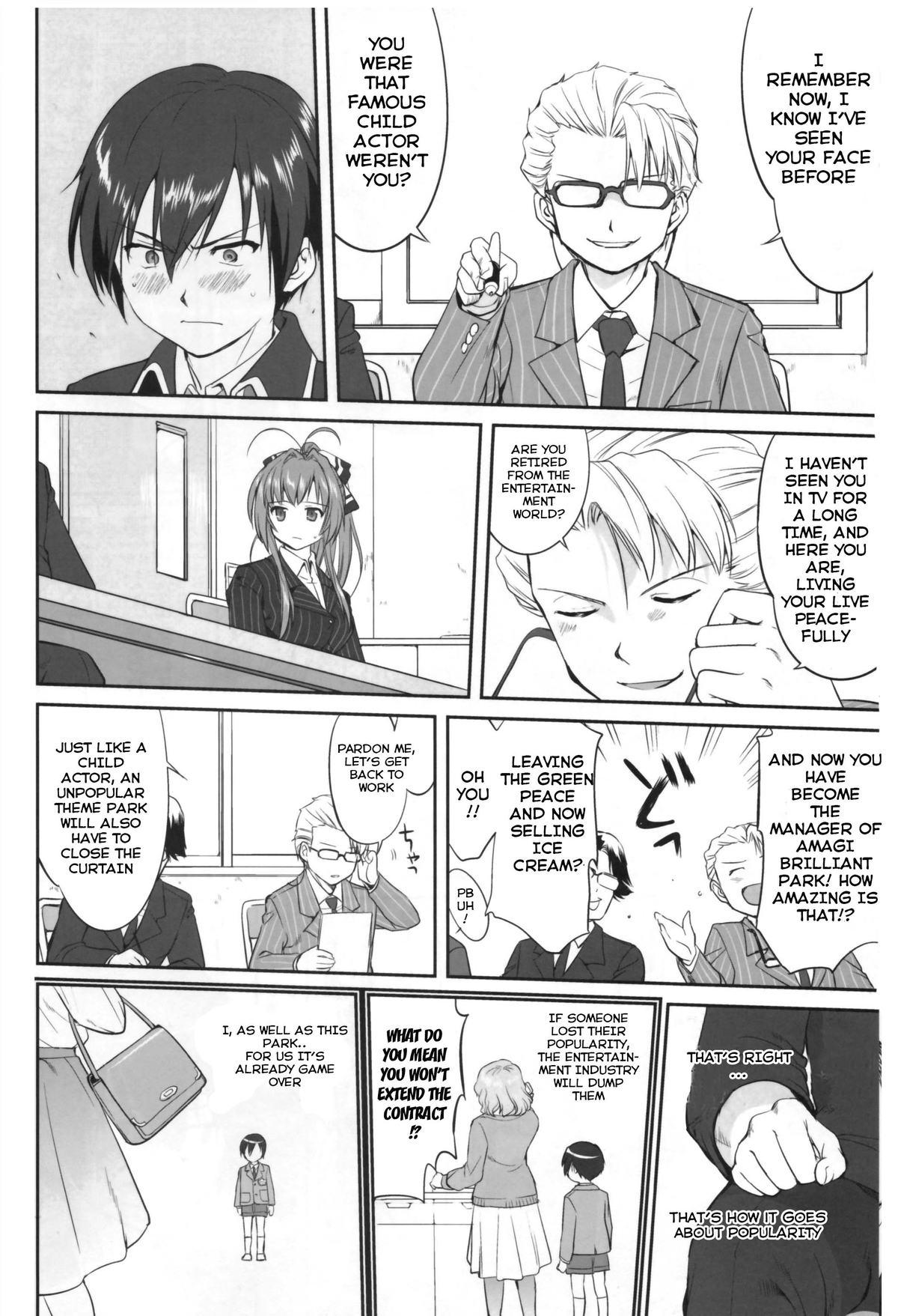 Gay 3some Amagi Strip Gekijou - Amagi brilliant park Bro - Page 9