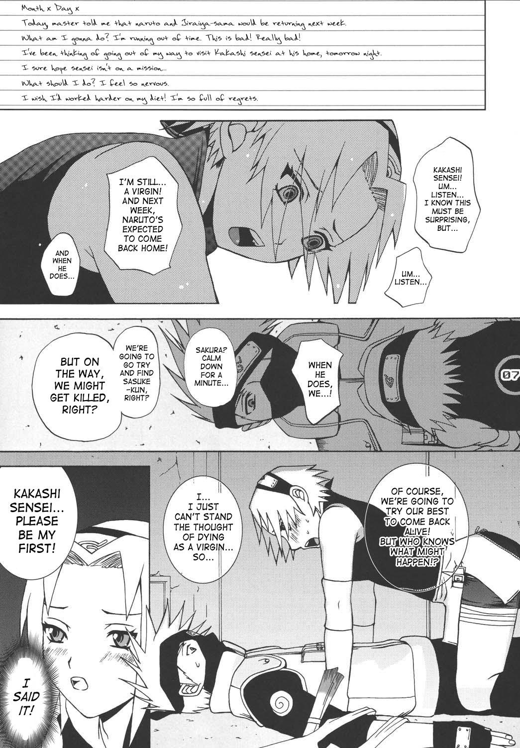 Piercings Ninja Girl's Diary - Naruto Gay Public - Page 6