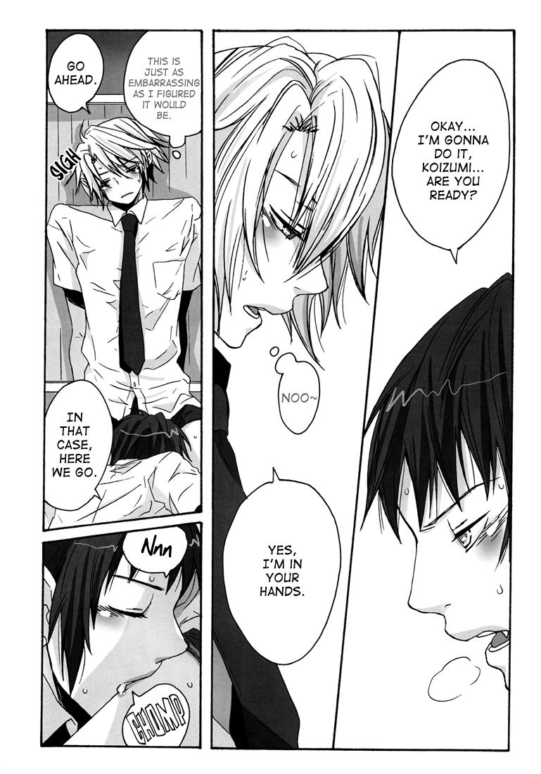 No Condom Oi! Koizumi Kamasero | Hey! Koizumi, Let Me Bite You! - The melancholy of haruhi suzumiya Mmf - Page 11