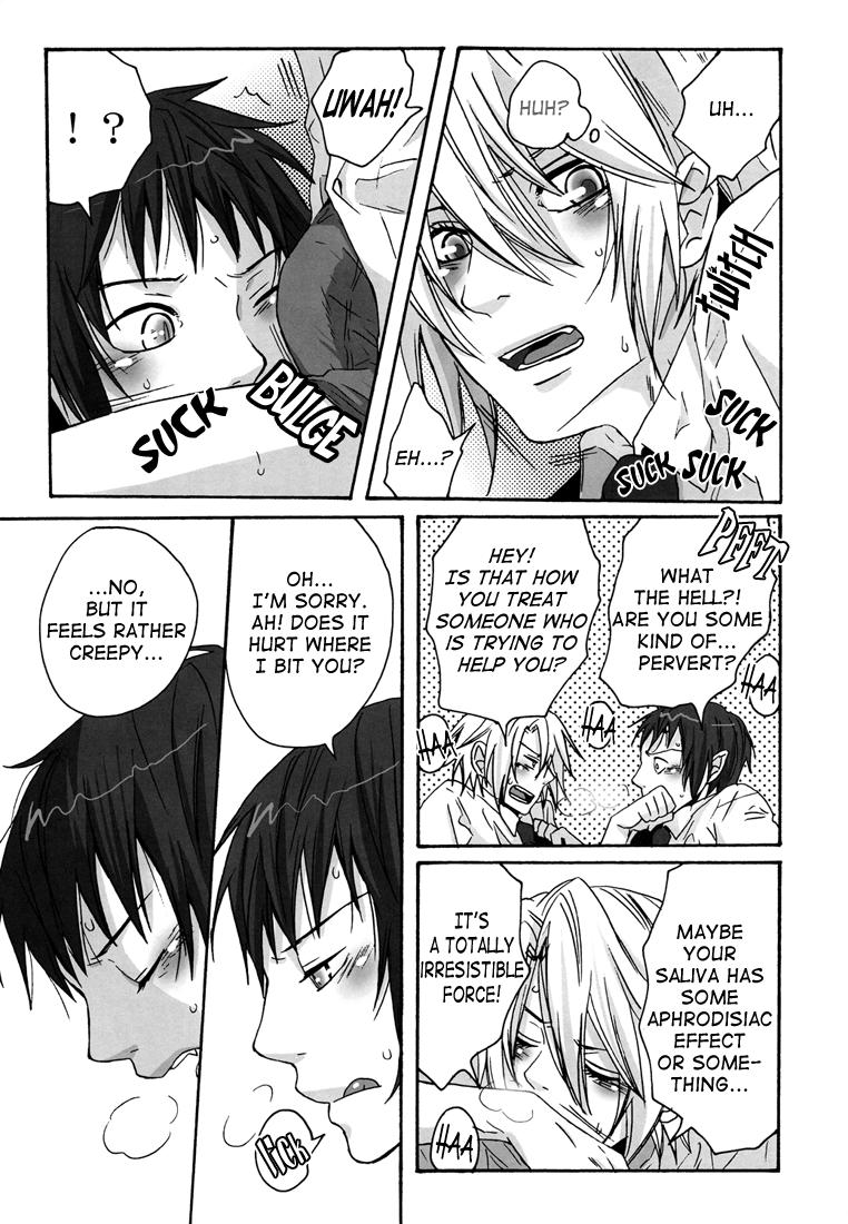 No Condom Oi! Koizumi Kamasero | Hey! Koizumi, Let Me Bite You! - The melancholy of haruhi suzumiya Mmf - Page 12