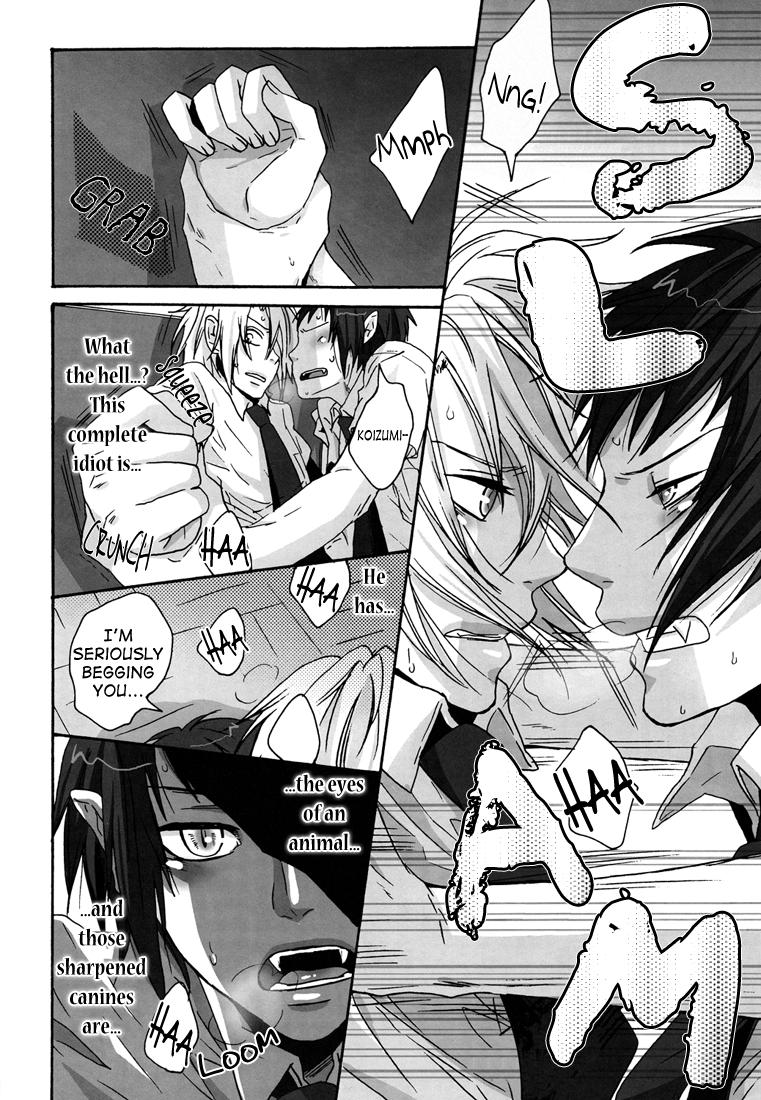 Longhair Oi! Koizumi Kamasero | Hey! Koizumi, Let Me Bite You! - The melancholy of haruhi suzumiya Hardcore Porn - Page 5