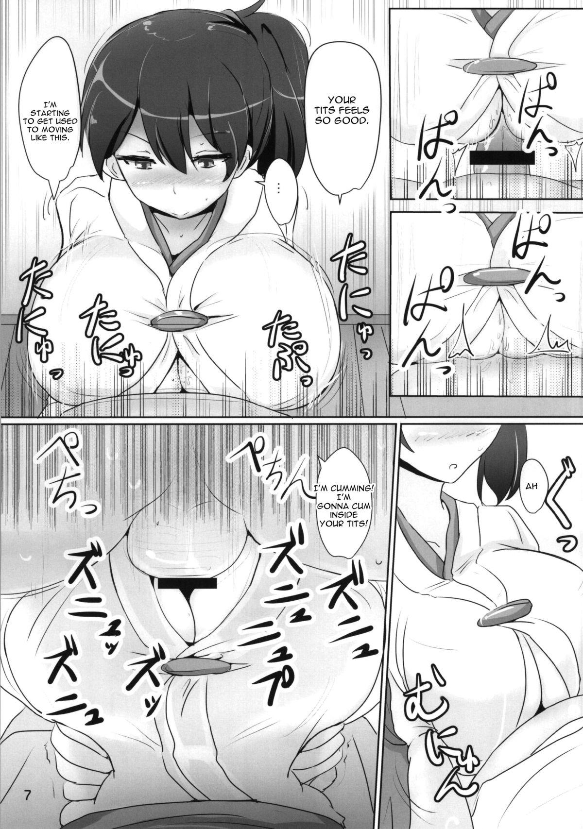Hotfuck Kaga-san no Paizuri Senyou Oppai Onaho - Kantai collection Tetona - Page 4