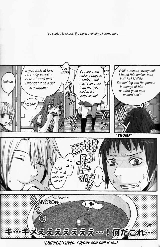 Highheels PINK! - The melancholy of haruhi suzumiya Gaystraight - Page 3