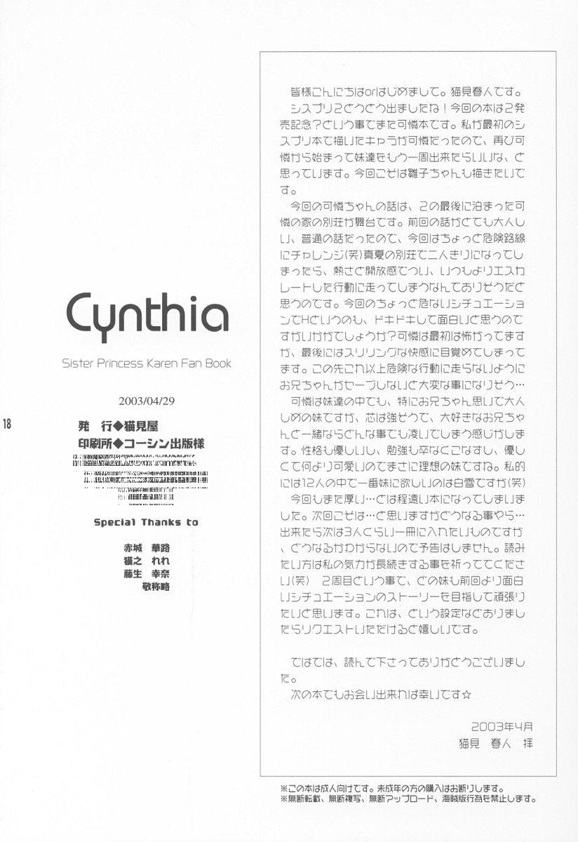 Cynthia 16
