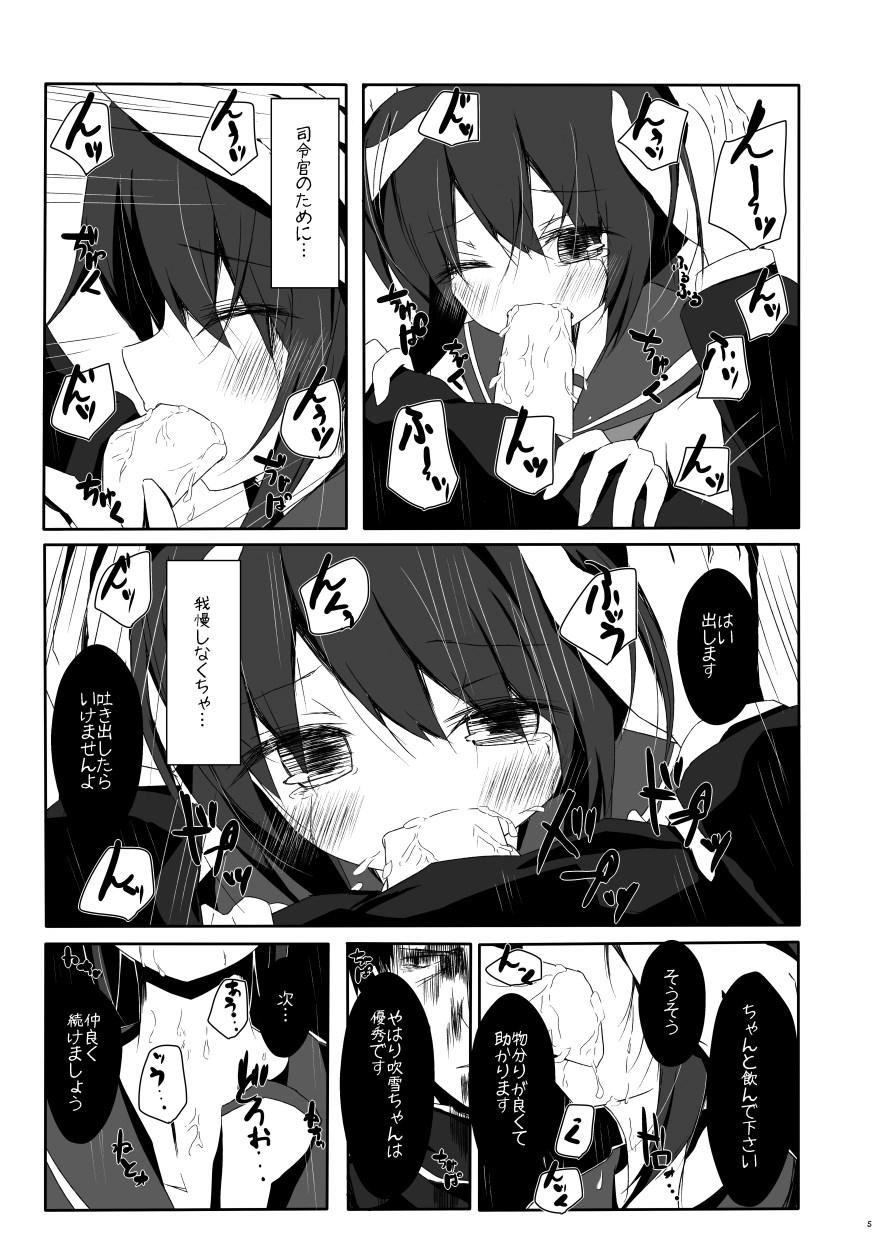 Ddf Porn Fubuki-chan ga Hidoi Koto ni Naru Ero Hon - Kantai collection Blow Jobs - Page 6