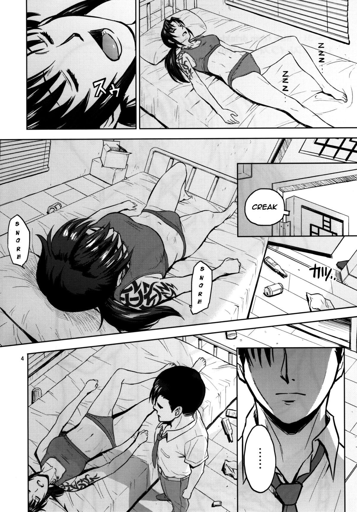 Sesso Sick from drinking - Black lagoon Rub - Page 4