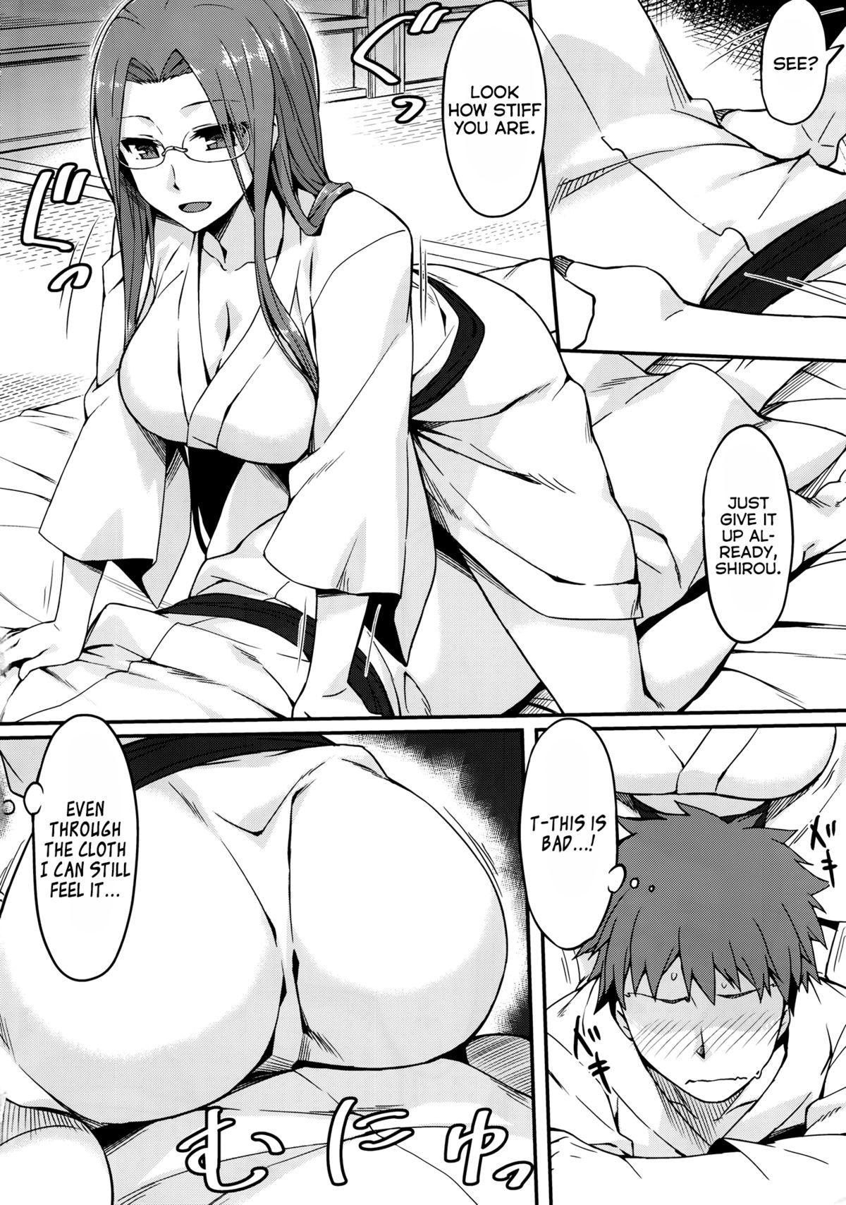 Best Blowjob (C88) [S.S.L (Yanagi)] Rider-san to Onsen Yado. Sonogo | Hot Spring Inn With Rider-san. After Story (Fate/stay night) [English] [Facedesk] - Fate stay night Cut - Page 4