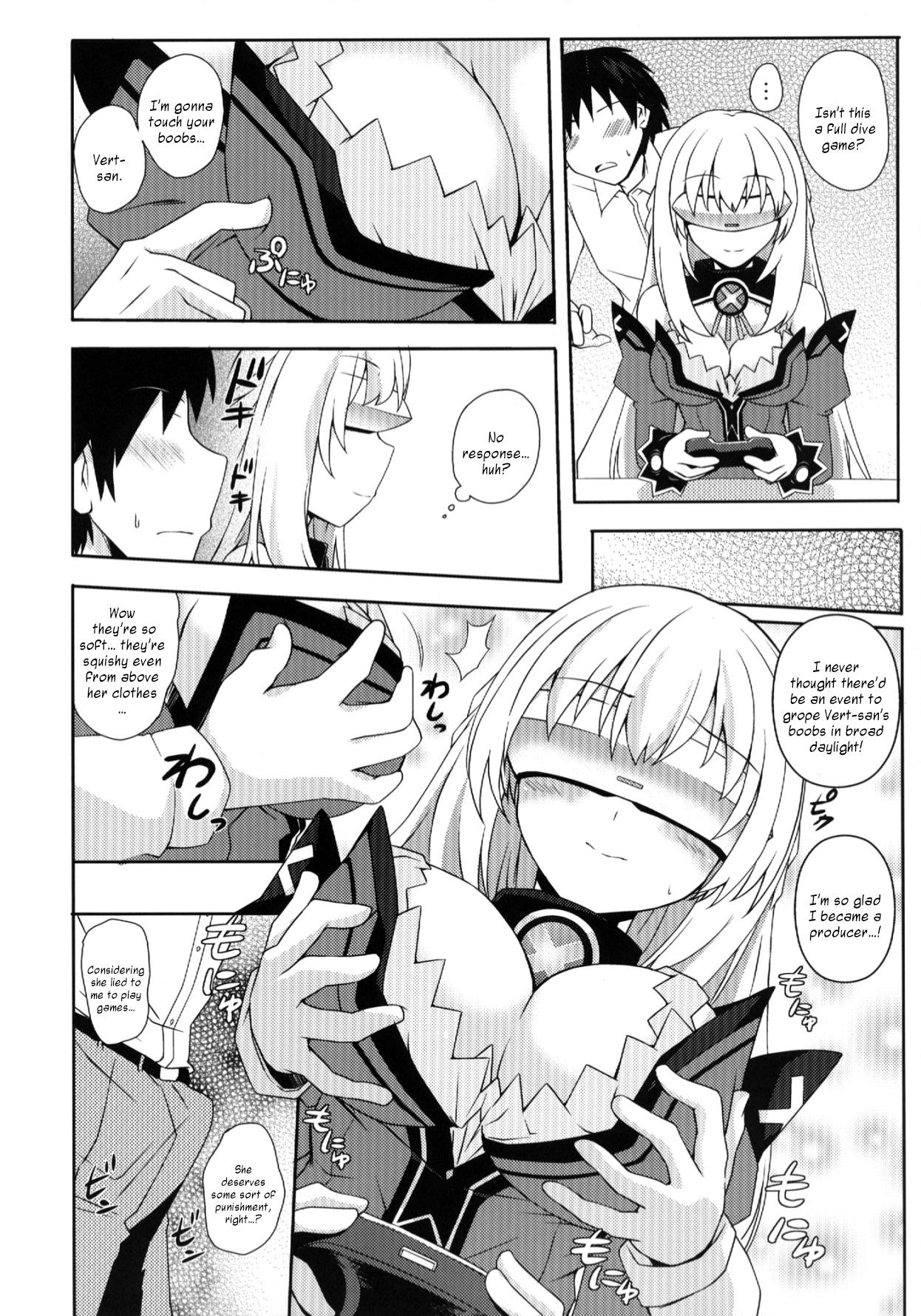 Female Orgasm Choujigen Megamix! - Hyperdimension neptunia Cumshots - Page 7