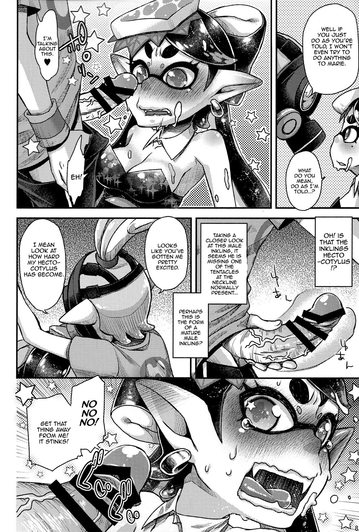 Nuru Massage Ika no Seitai Chousa Houkokusho - Splatoon Jerk Off Instruction - Page 7