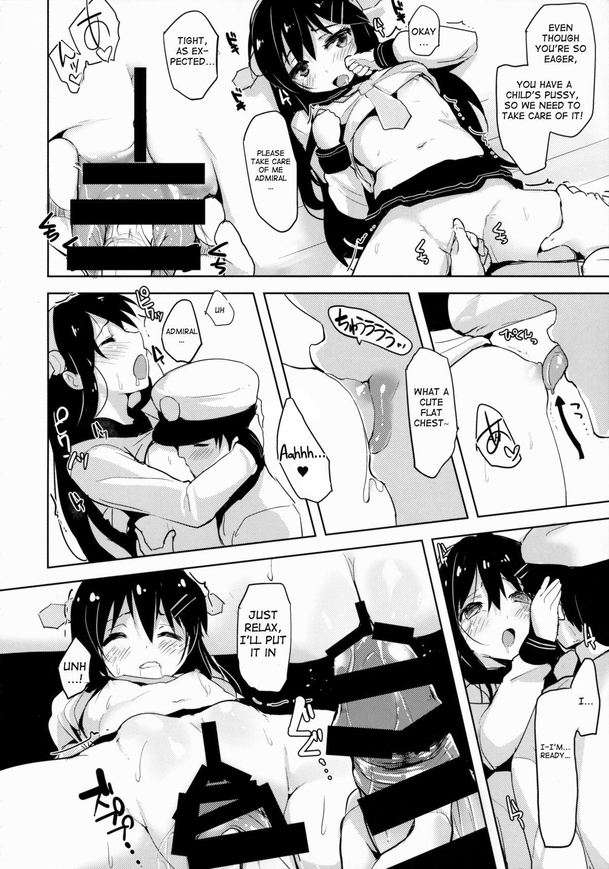 Bisexual Loli Haruna ga Teitoku no Seieki de Moto ni Modoru Hon - Kantai collection Masturbando - Page 9