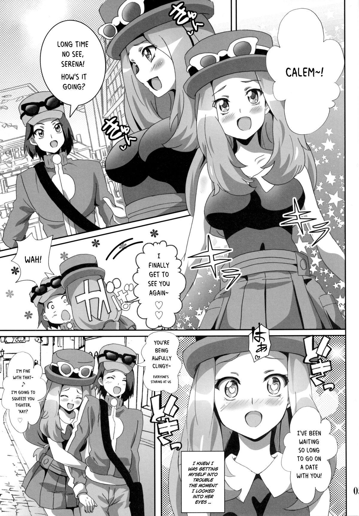 Anal Gape Bitch Serena no DoriDori Power | Bitch Serena's DreamDream Power - Pokemon Skirt - Page 4