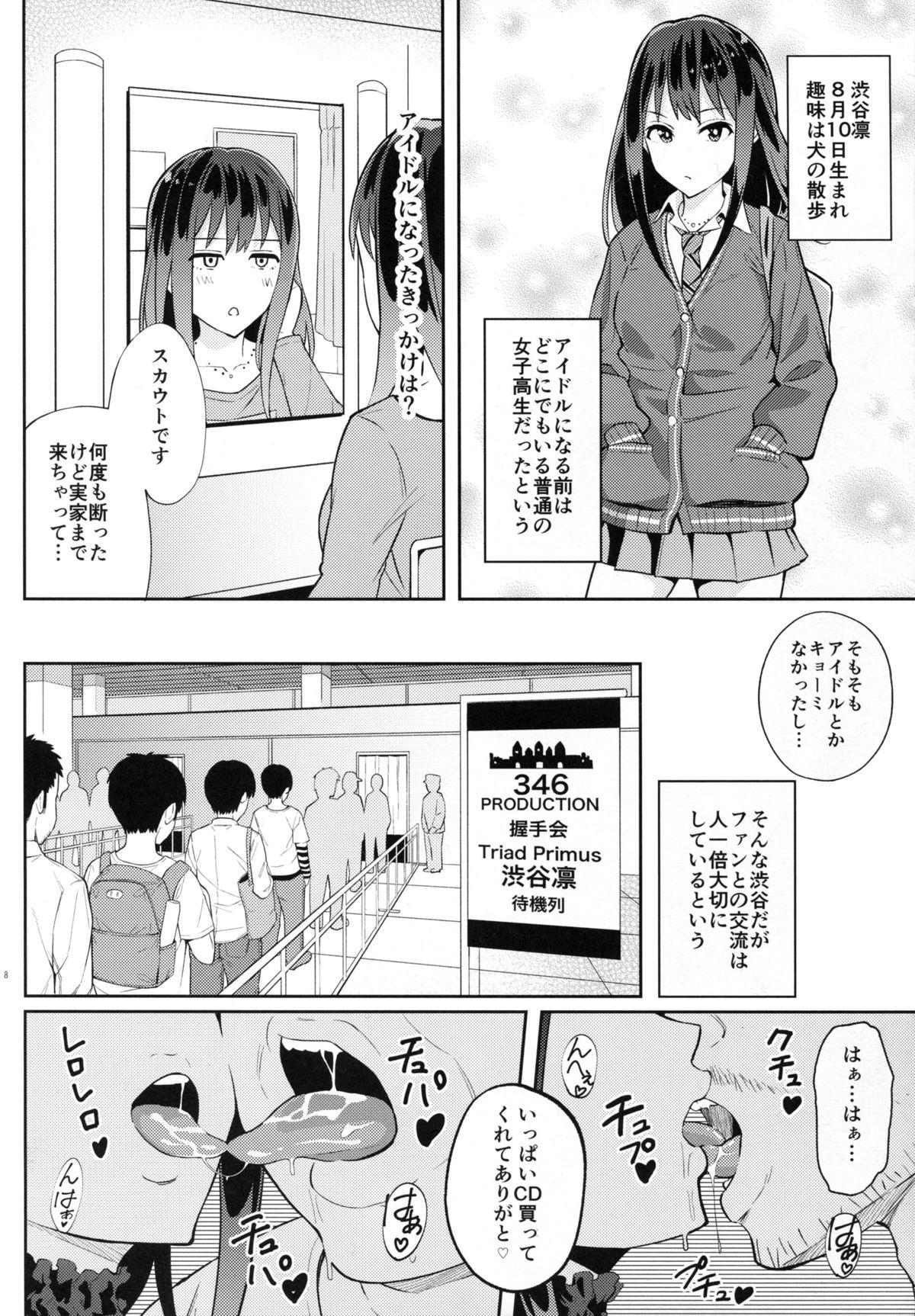 Gay Bus Micchaku Shuzai Document Shibuya Rin Idol no Sugao - The idolmaster Police - Page 8