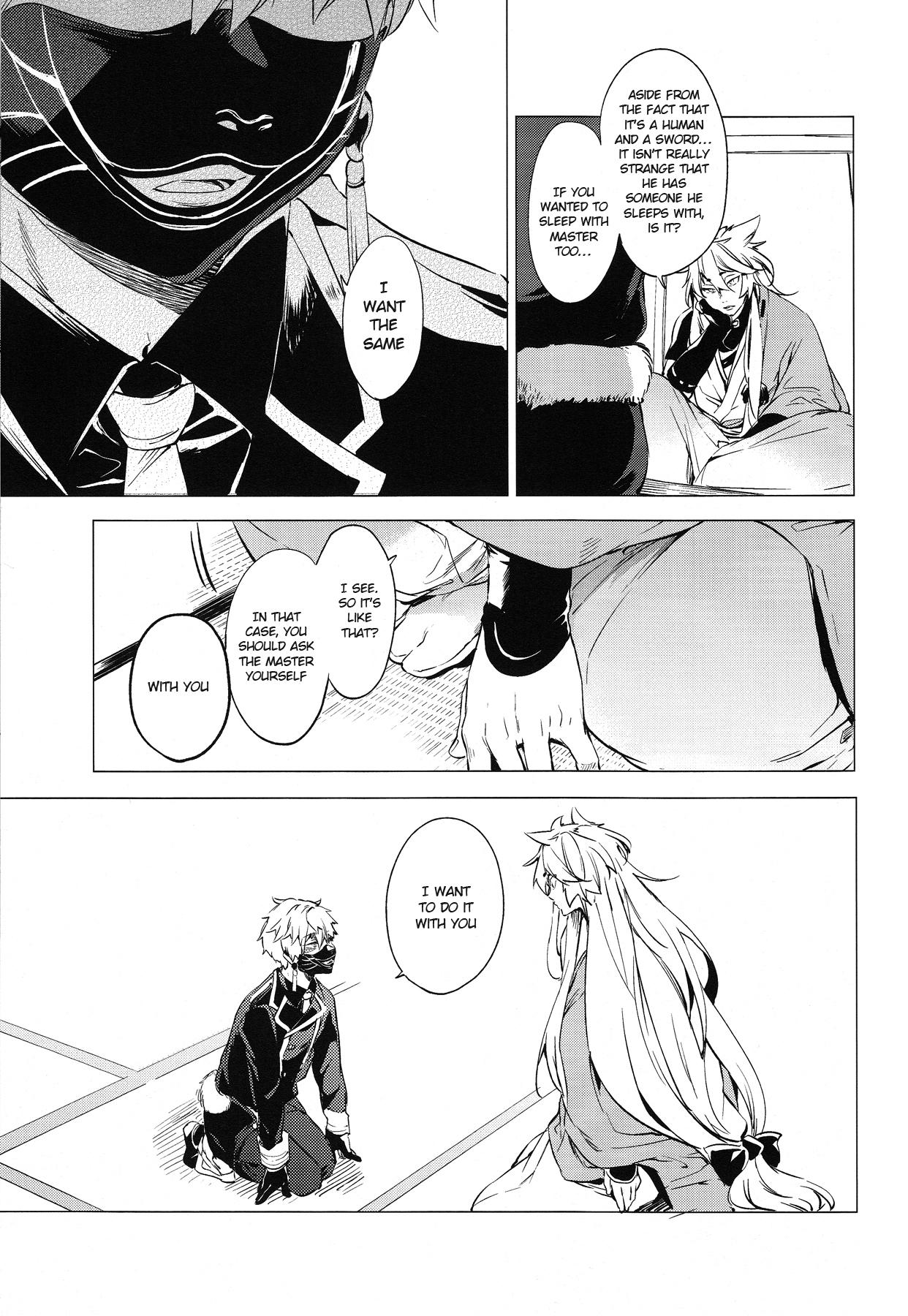 Colegiala Mukuchi na Kitsune no Kyuuaikoudou | The Courtship Behavior of a Reticent Fox - Touken ranbu Audition - Page 10