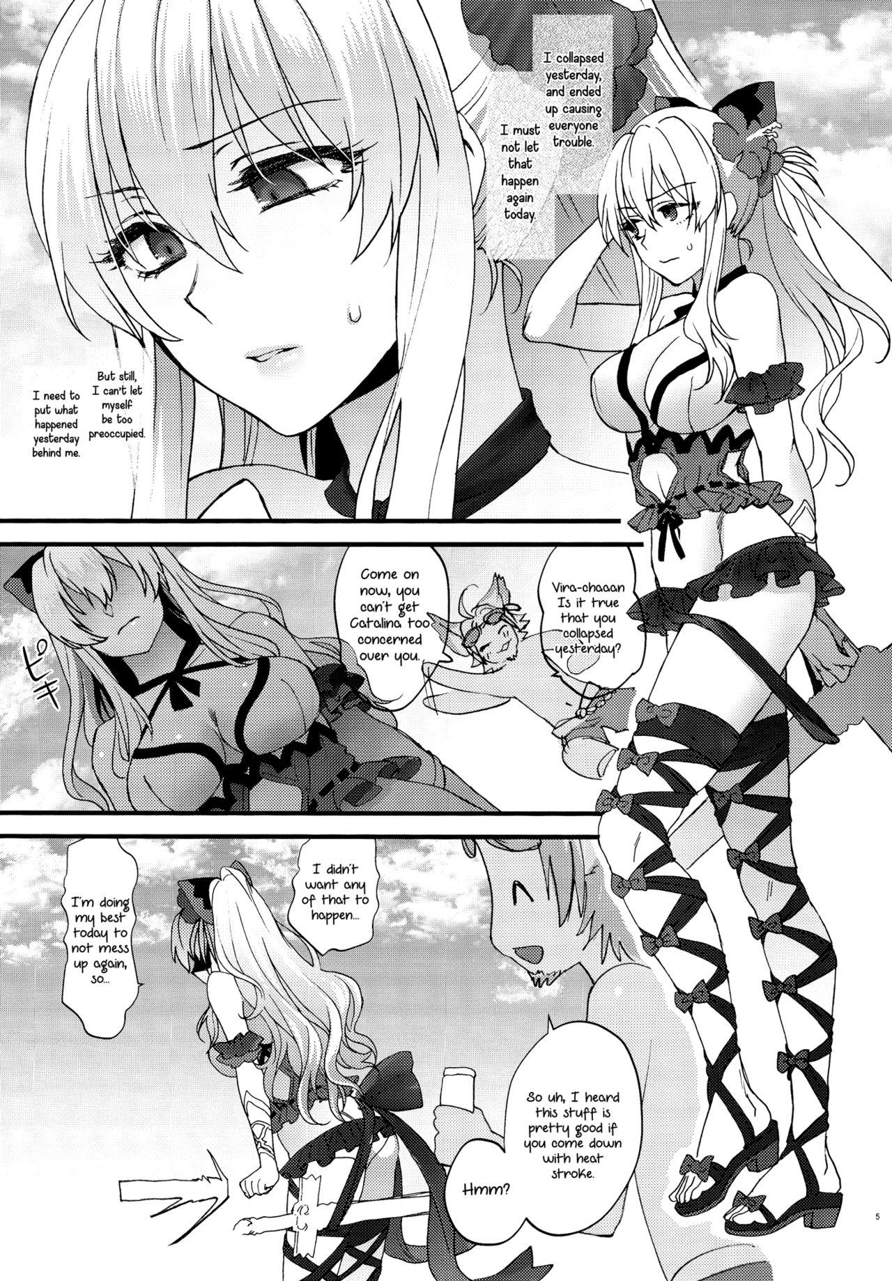 Cameltoe Yousei-tachi no Itazura | A Prank The Fairies Played On Us - Granblue fantasy Gay Theresome - Page 5