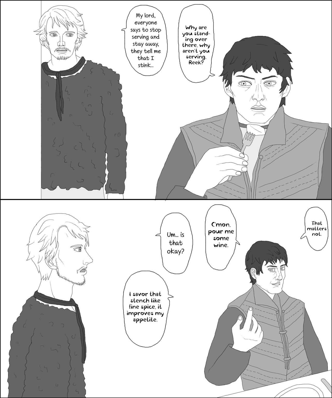 Oriental GoT Thramsay Manga - Game of thrones Blackmail - Page 7