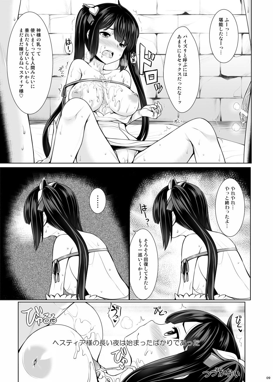 Amateur Porn Shojo Kami-sama ni Seishori o Onegaisuru no wa Machigatteiru Darou ka - Dungeon ni deai o motomeru no wa machigatteiru darou ka Teacher - Page 9