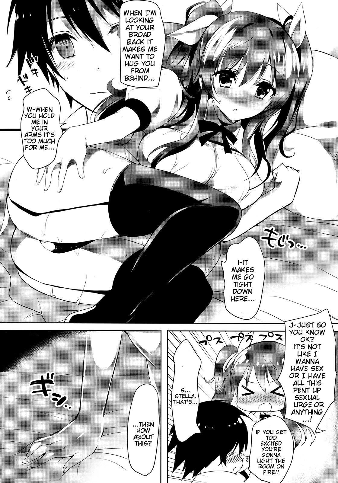 Sexy Sluts Stella no Himegoto - Princess's secret - Rakudai kishi no cavalry Cream - Page 5