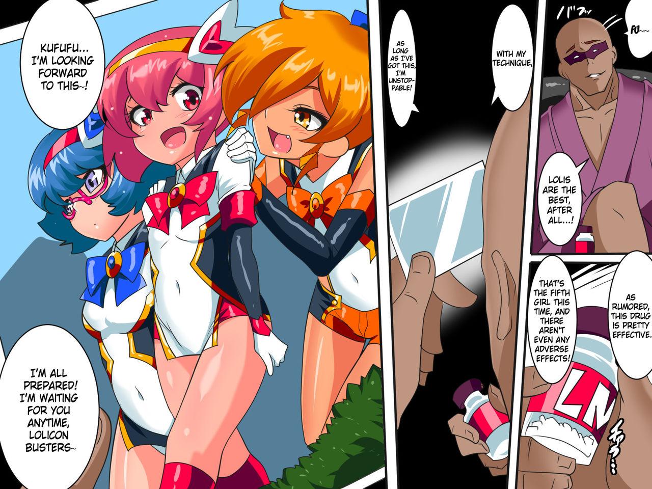 Beauty Lolicon Busters!! VS Hentai Massage-shi! Mmf - Page 4