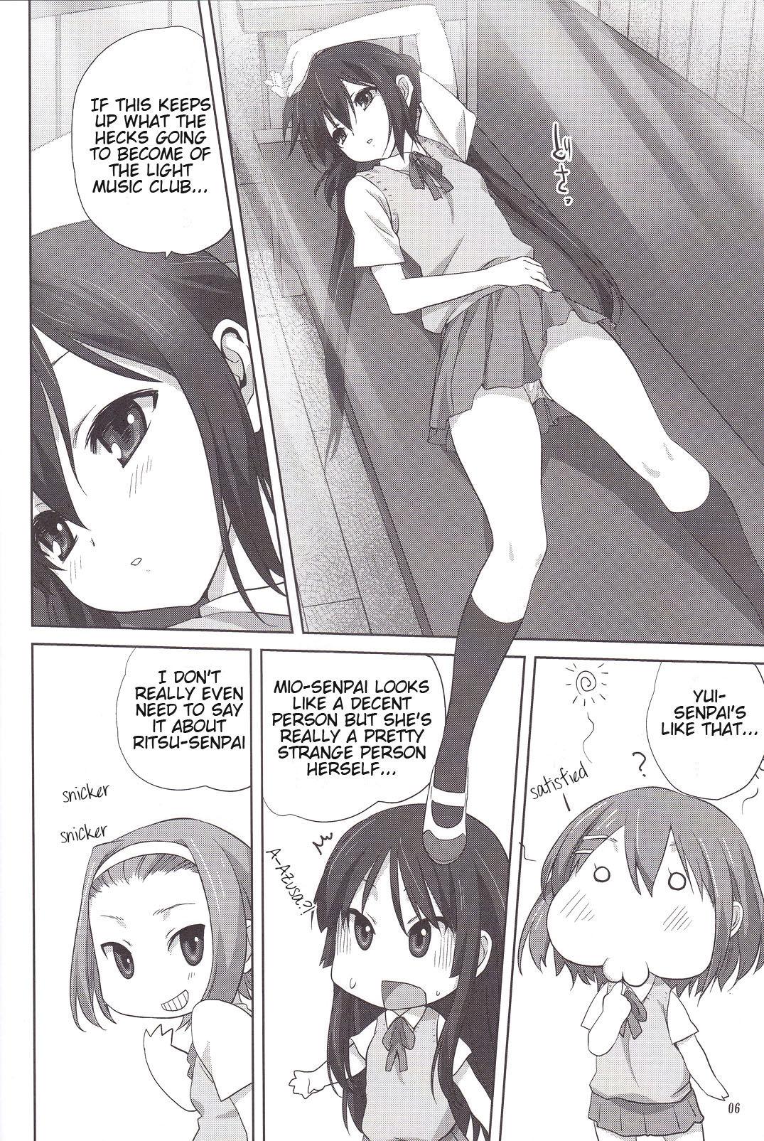 Hardcore Rough Sex Mugi to Azu Zenpen - K on Africa - Page 5