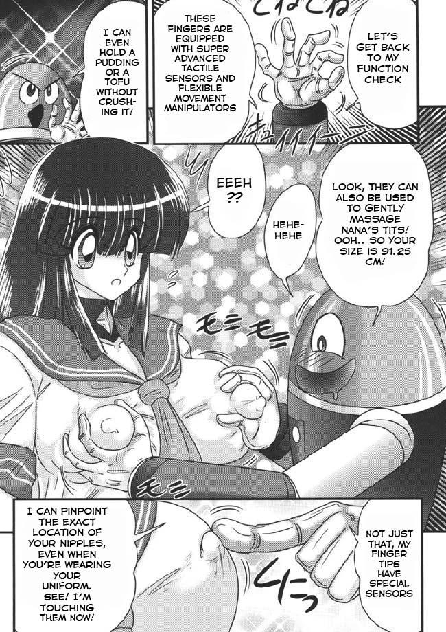 Cock Sucking Sailor uniform girl and the perverted robot chapter 1 Petera - Page 5