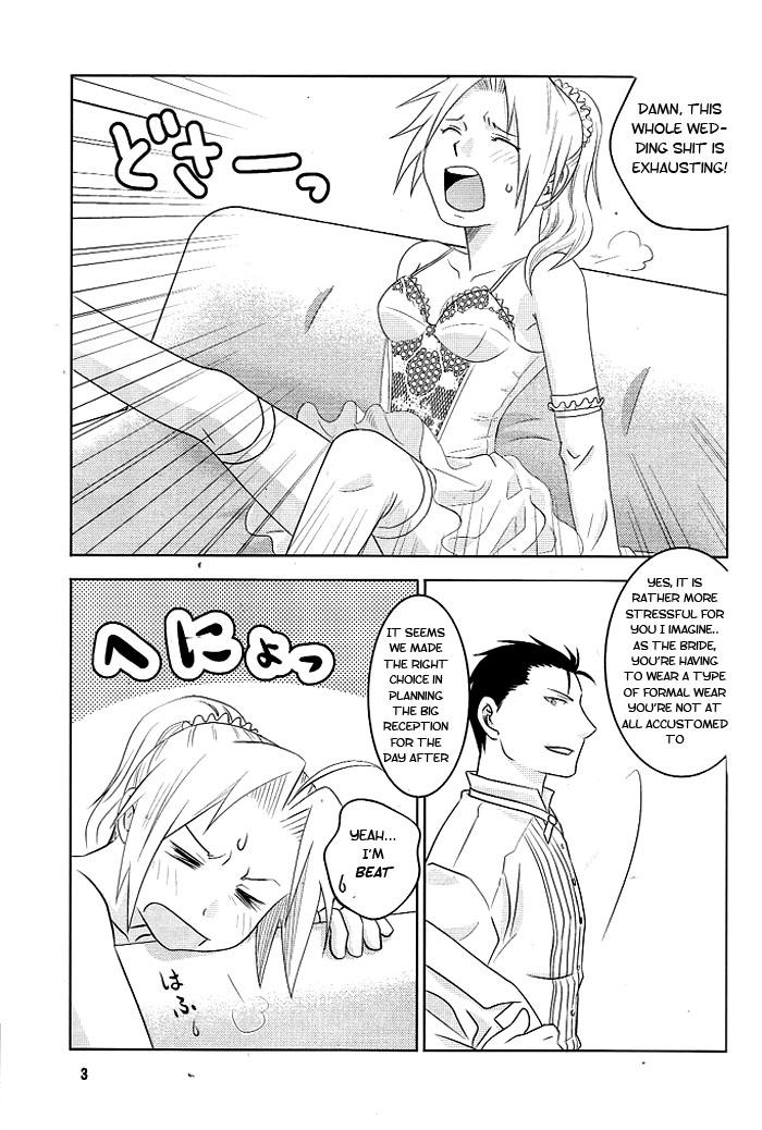 Guys Niizuma+Yousai+Kyousai | New Wife, New Terror - Fullmetal alchemist Maid - Page 3