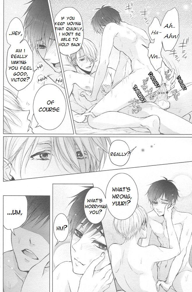 Bondagesex Katsuki Yuuri wa Manzoku Dekinai! | Katsuki Yuuri Can't Be Satisfied! - Yuri on ice Black Girl - Page 11