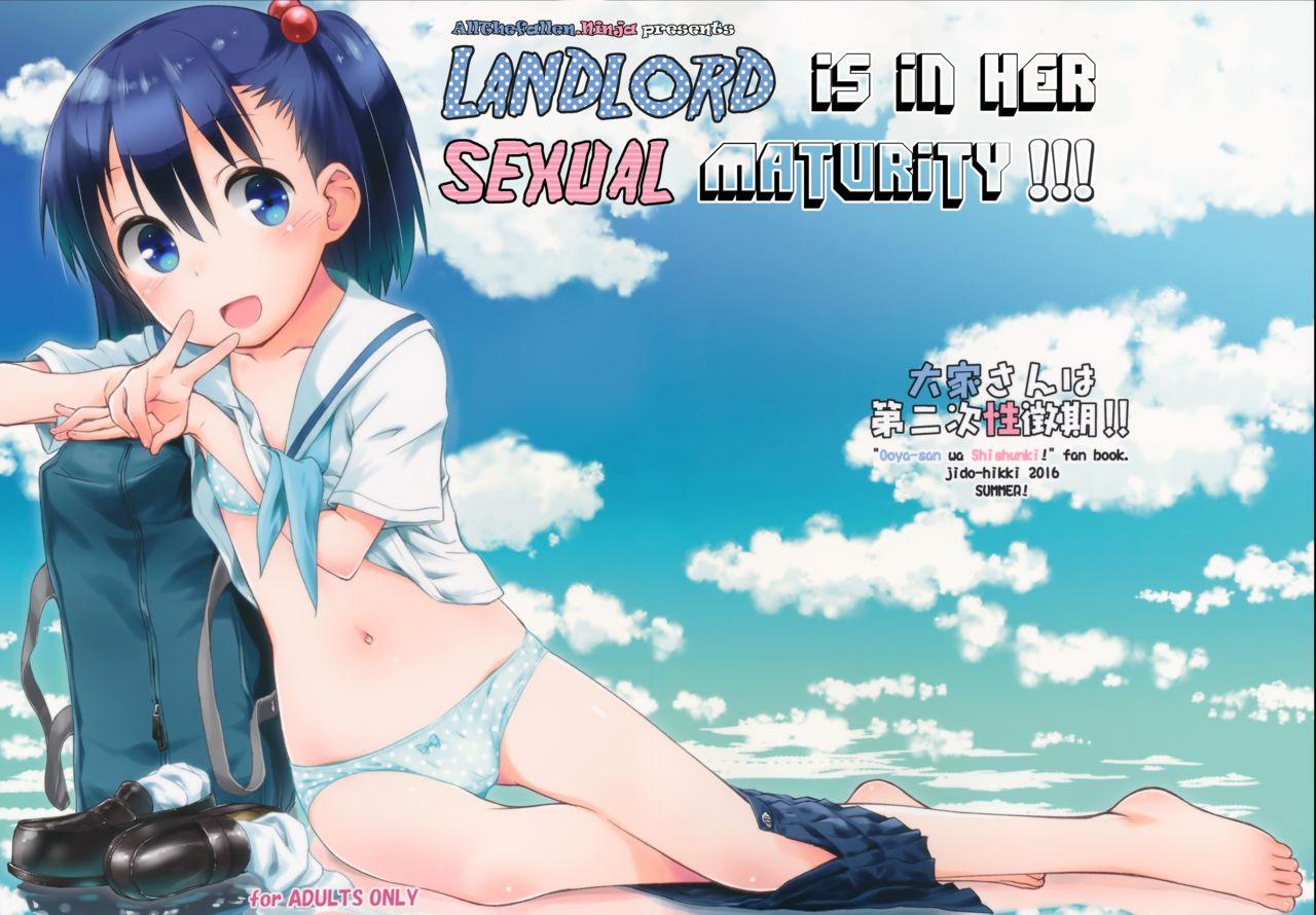 Sucking Dicks Ooya-san wa Dainiji Seichouki!! | Landlord Is In Her Sexual Maturity!! - Ooyasan wa shishunki Hand Job - Picture 1