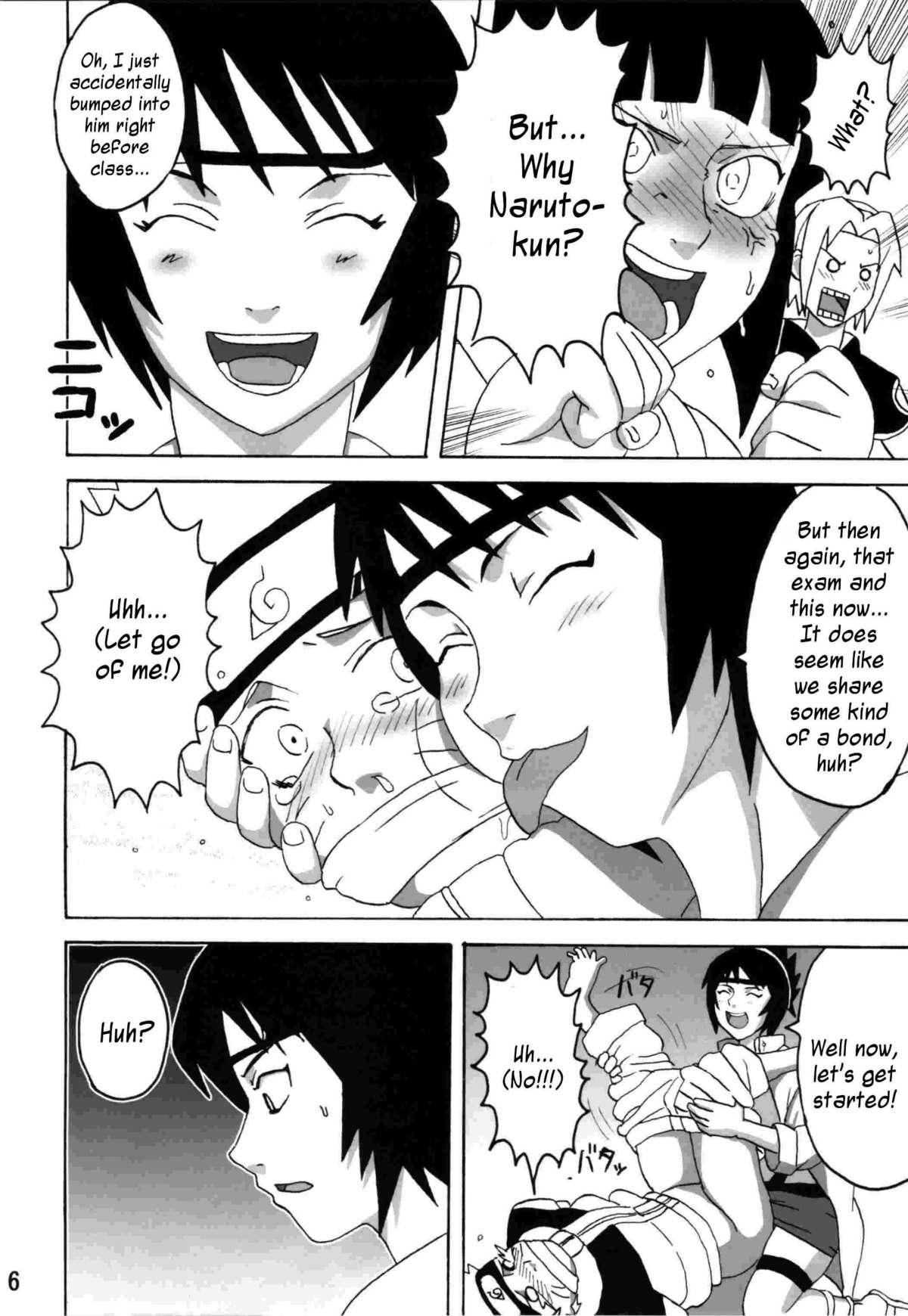 Nalgas Sekai Ichi Uke Tai Anko no Jugyou - Naruto Pissing - Page 7