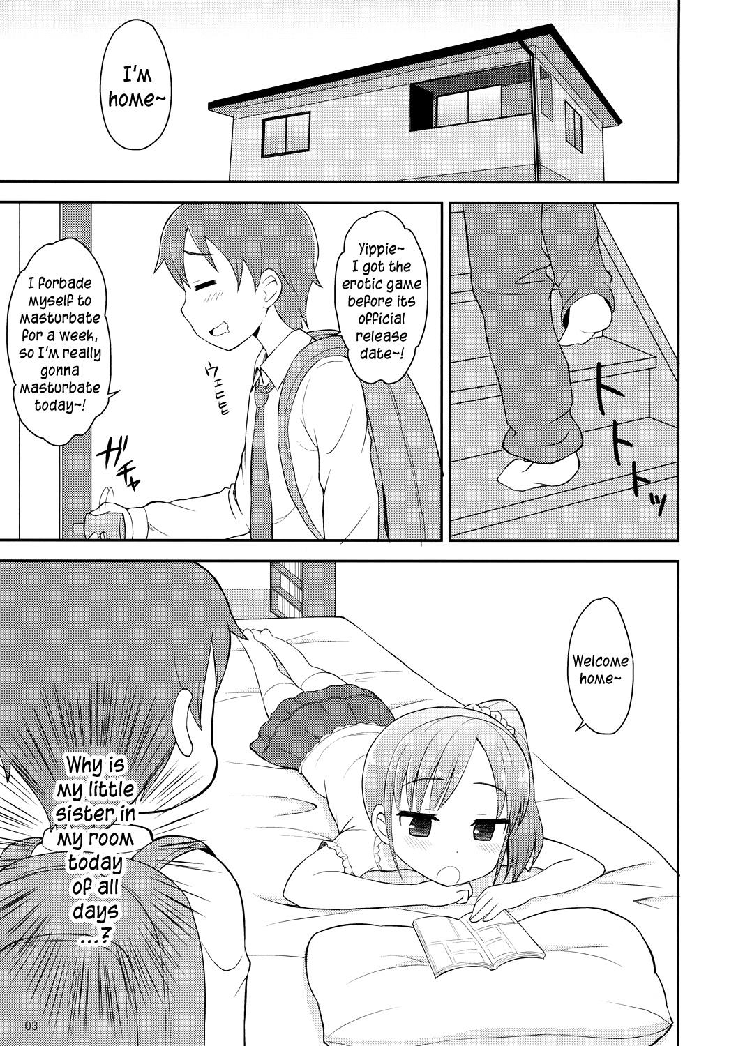 Phat Onii-chan wa Kyou kara Onanie Kinshi! | You're not allowed to masturbate starting today, Big brother! Blow Jobs - Page 2