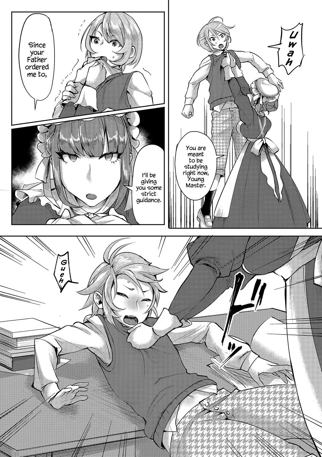 Rebolando Bocchama no Aibou Maid | The Young Master’s Partner Maid Amateurs Gone - Page 4