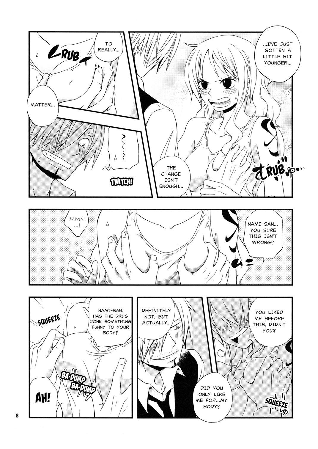 Facial Cumshot Young And Pretty Lover - One piece Naughty - Page 8
