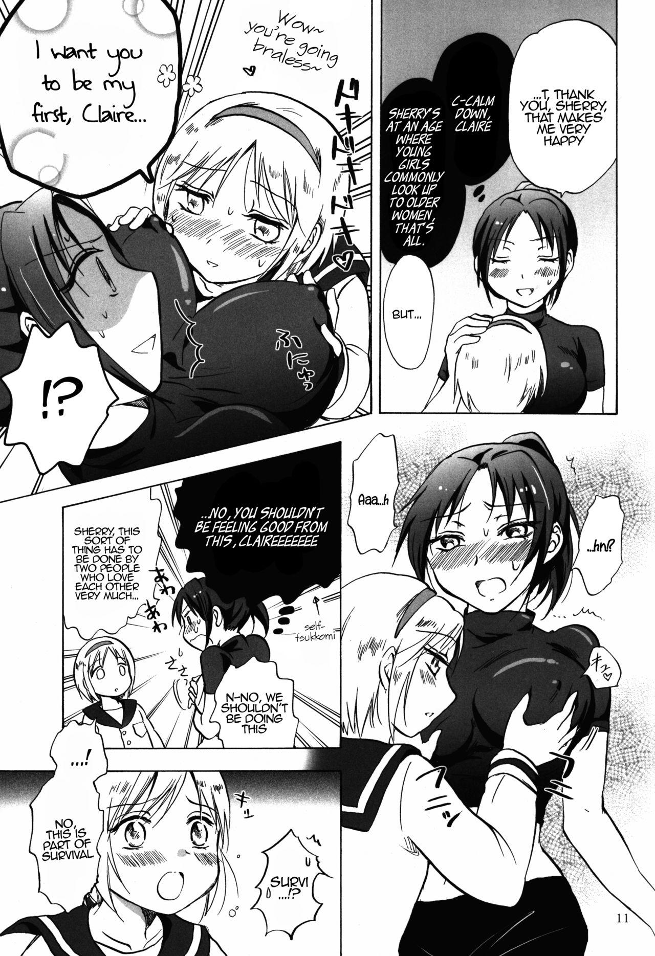Gay Shorthair Super Girl ni Osowareru! - Resident evil Home - Page 11