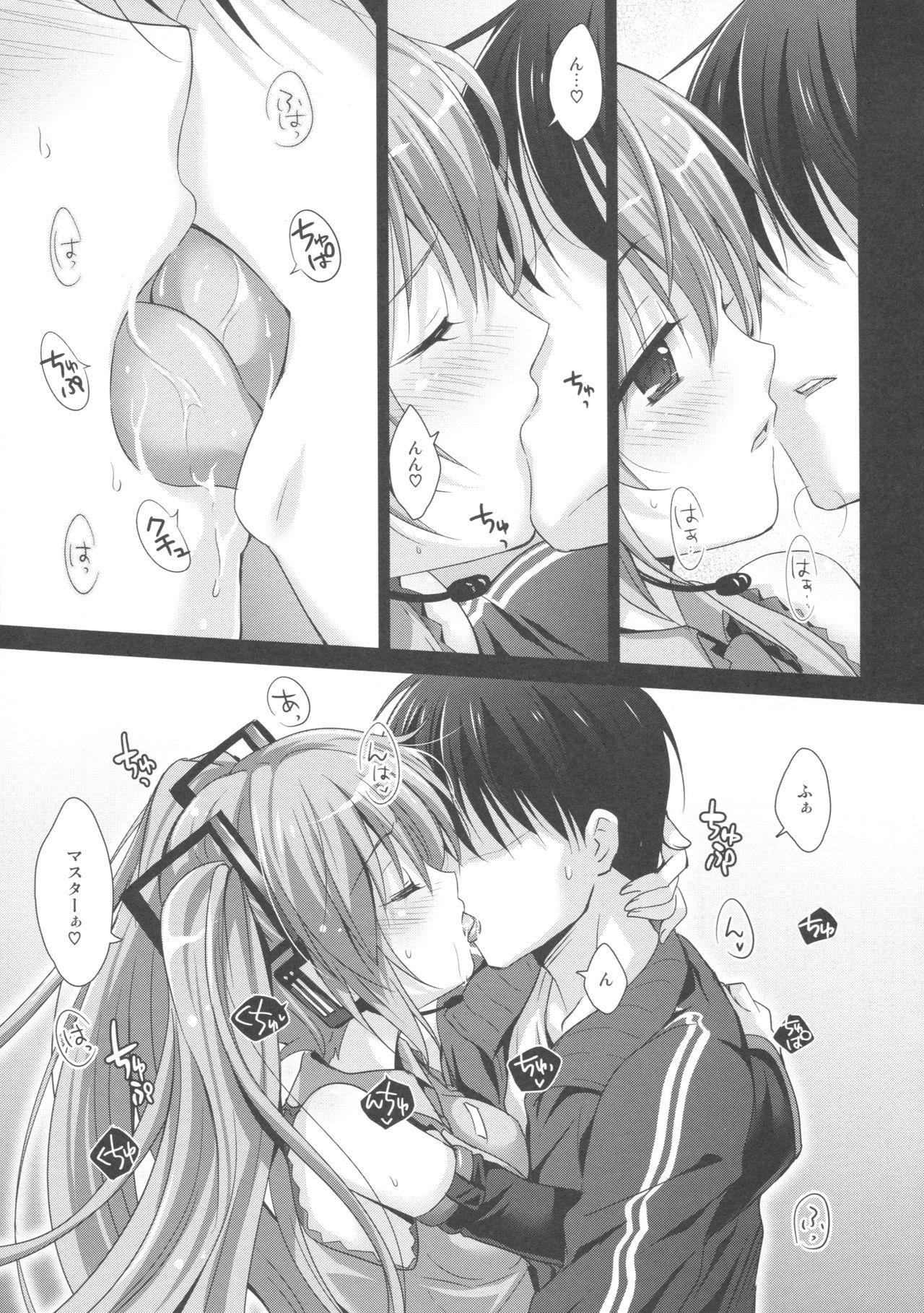 Amateur Miku-san ga 10 Shuunen ni Iroiro Omoidashi Tari Suru Ohanashi - Vocaloid Teen Sex - Page 9