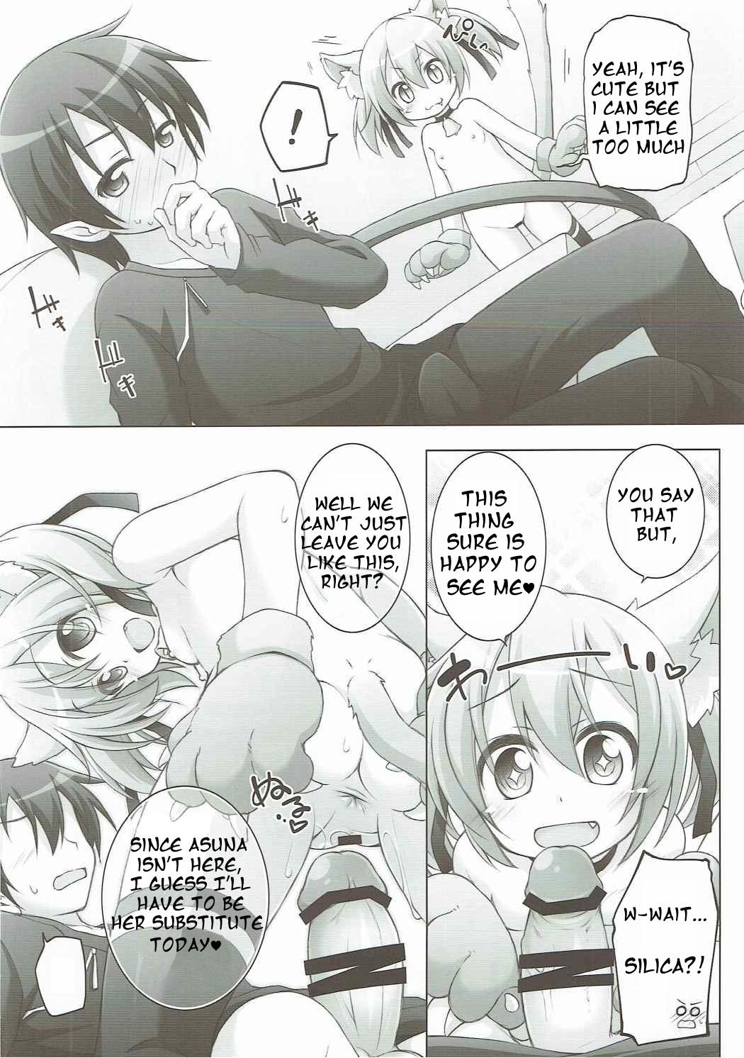 Asshole Digital x Temptation Petit - Sword art online Hardon - Page 5